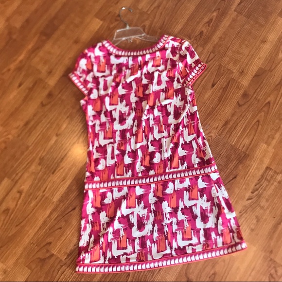 BCBG MaxAzria Pink, Orange & White MinI Dress - Picture 7 of 7